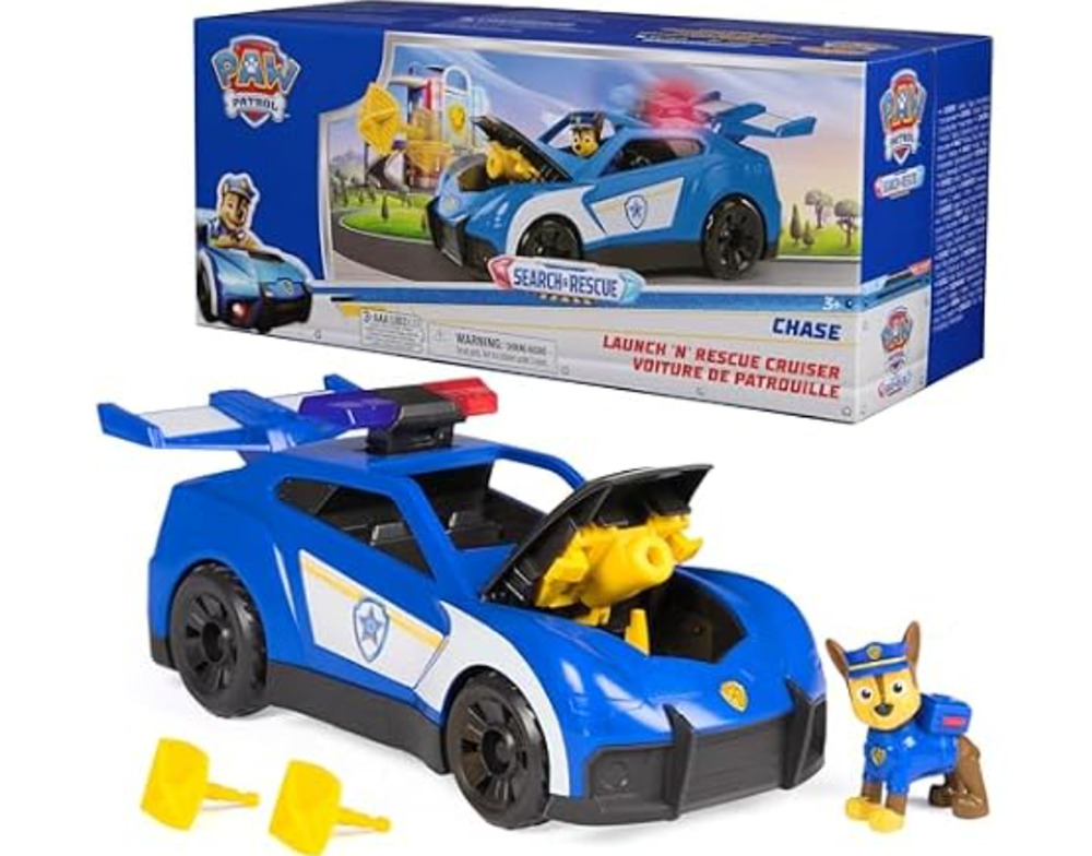 PAW Patrol Search & Rescue Chase Launch 'N' Rescue Cruiser Toy Car NIB